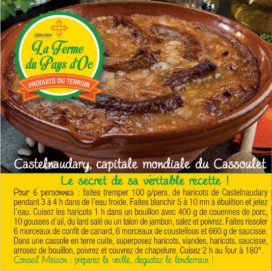 Recette du Cassoulet de Castelnaudary